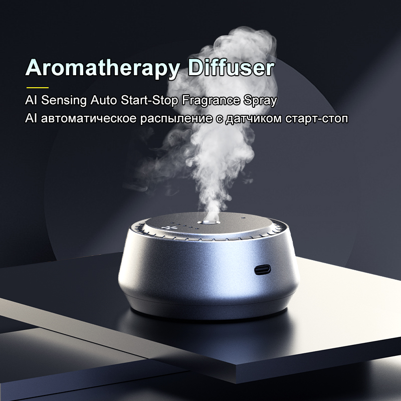 Odor Eliminator Car - Diffuseur d'aromathérapie intelligent, détection automatique par