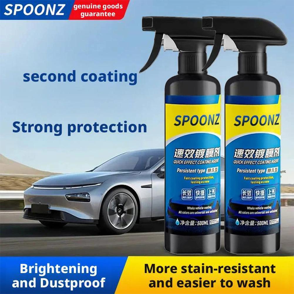 Car Wax Ceramic Coating - Spray de revêtement automobile 500 ml,
