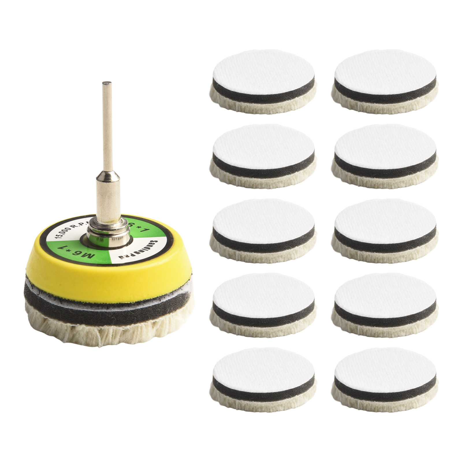 Tampons de polissage en laine  - Polish Pad Set Buffer avis et prix