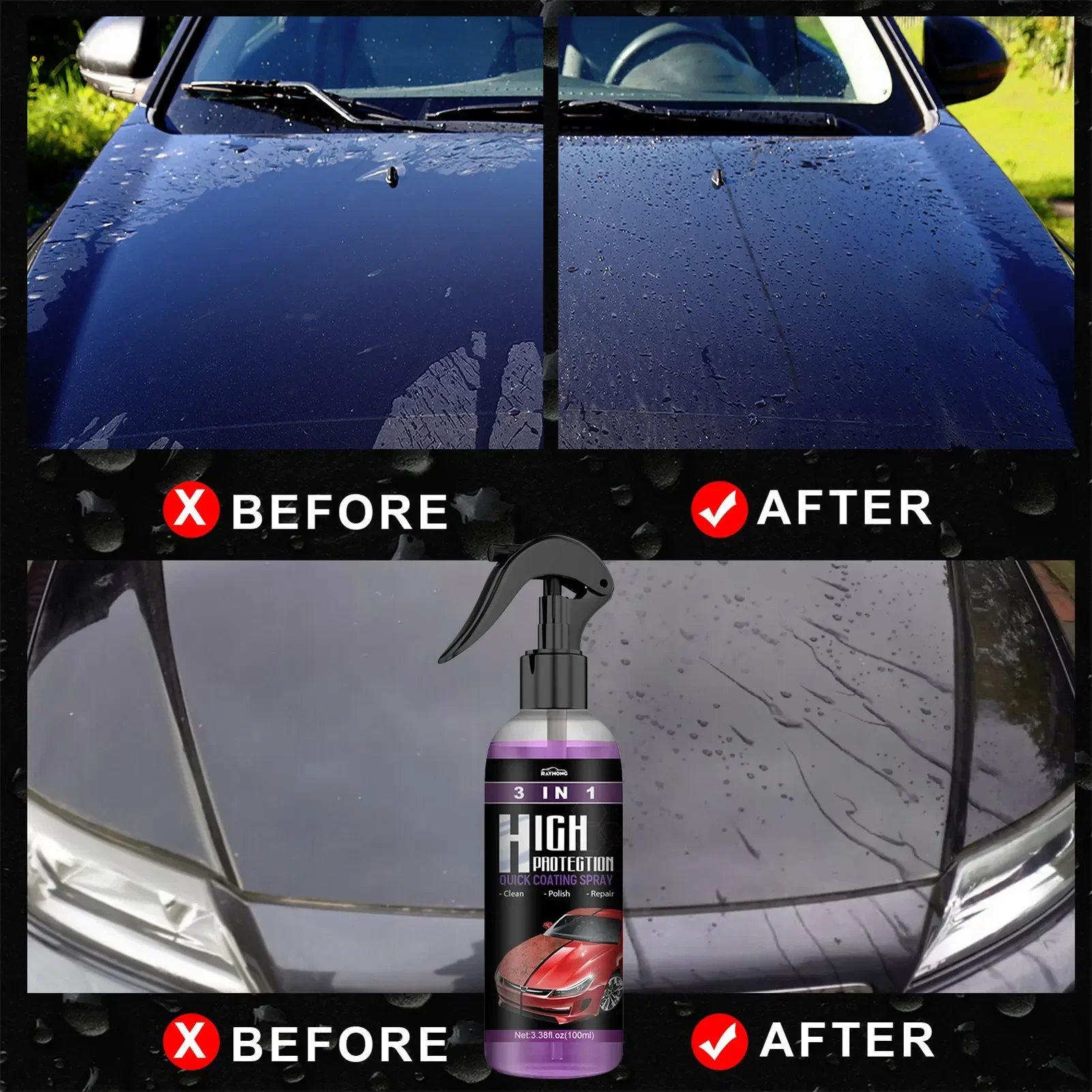 Spray de revêtement céramique  - Car Wax Ceramic Coating avis et prix